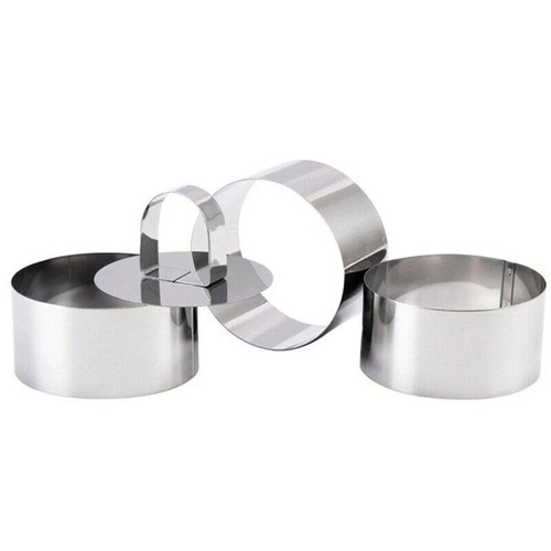 Set round 8cm stainless - set,