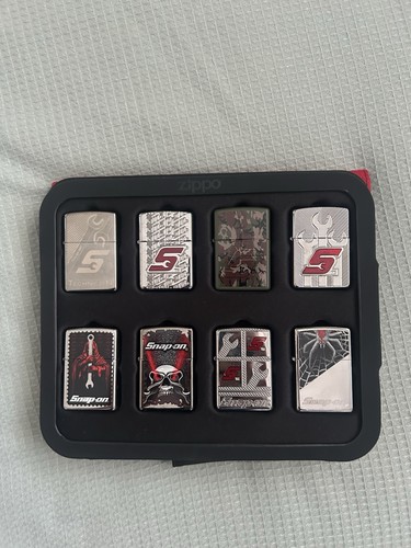 Snap zippo pocket lighters - on,