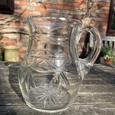 Vintage glass water jug