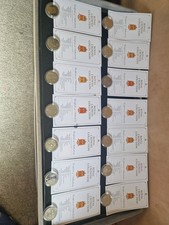  British £5 coins Royal Crowns Collection with certificates of authentication 