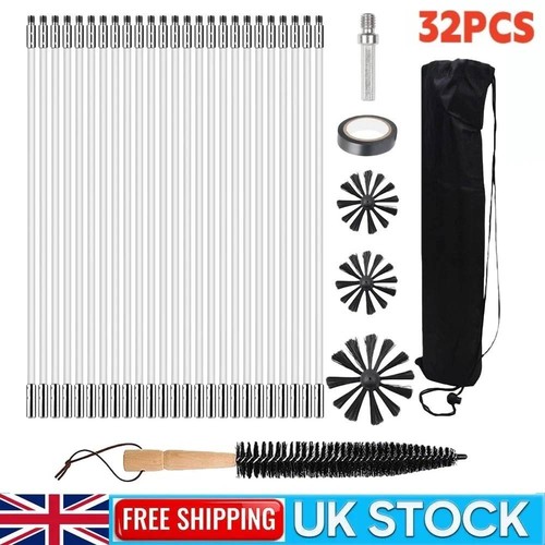 32x flexible chimney - sweep, set
