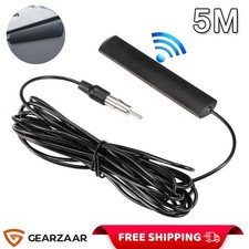 Powerfull Universal Car Hidden Amplified Antenna AM/FM Radio Ariel 12V Electroni