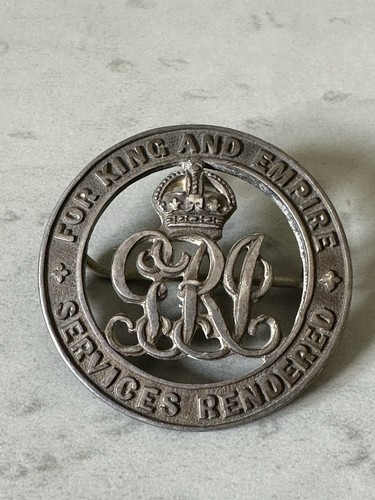 Ww1 silver wound badge pte - silver,