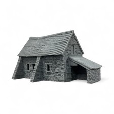 Stone Barn with Shelter - N
