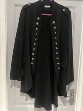 ?GOTHIC COAT?Military Goth Tailcoat Size XL