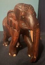 Vintage hand-carved wooden