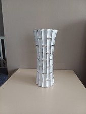Silver Colour Bamboo Vase