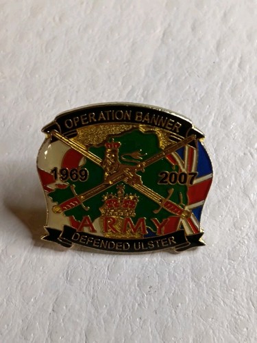 Military operation banner pin - banner,