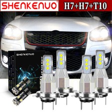 H7 80w 499 Xenon White Bright Upgrade Hid Car 477 Headlight Bulbs T10 501 4x 12v