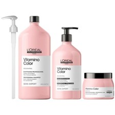 L'Oreal Loreal SE Vitamino Color Shampoo 1500ml Conditioner 750ml Mask 500ml