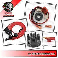 Rover V8 ignition kit with red