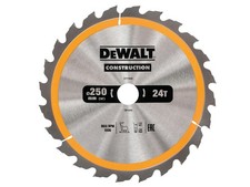 Dewalt DT1956 Stationary Construction Circular Saw Blade 250mm x 30mm x 24T