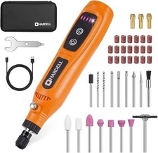Cordless Mini Rotary Tool Kit 5-Speed Display Screen 43 Accessories for Cutting