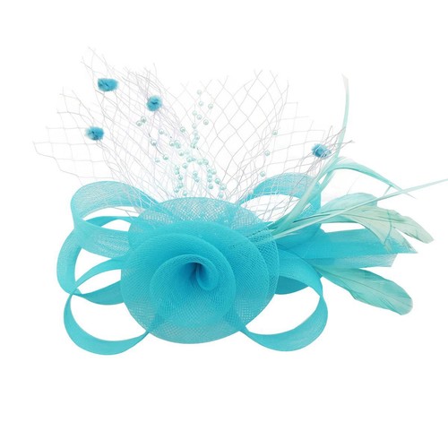 Fascinator with veil clip - veil,