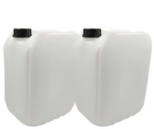 2 x 25L LITRE PLASTIC WATER