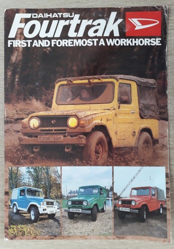 Daihatsu fourtrak brochure - daihatsu,