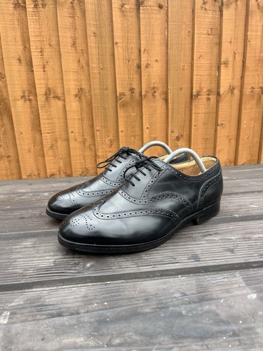 Tricker black leather - black,