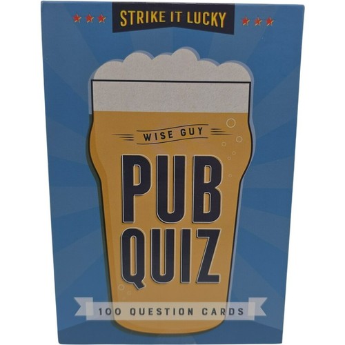 Strike lucky pub quiz card - quiz,