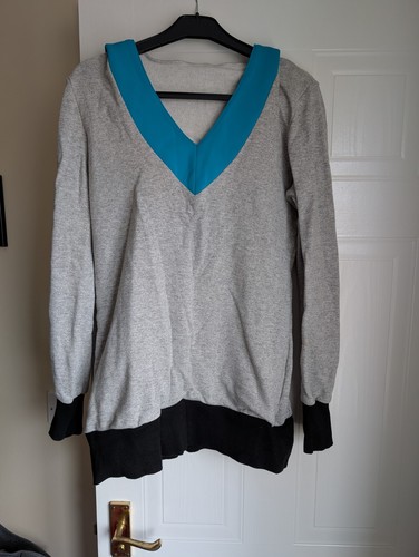 Cyberdog jumper neck grey - neck,