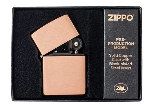 Zippo solid copper case - zippo,