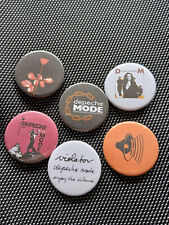 Set of 6 x 25mm Depeche Mode