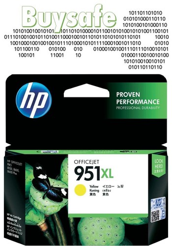 Genuine 951xl yellow ink - hp,