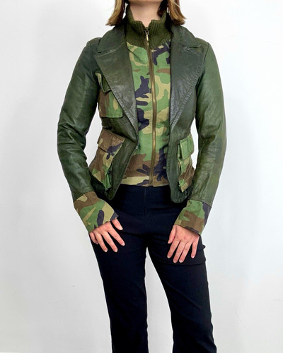 Morgan green leather - , camo