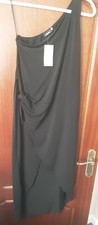 John Zack One Shoulder Maxi