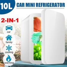  Mini Fridge10L Portable Table Top Electric Small Cooler Warmer Ice Box Car Home