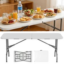 6ft folding table portable - folding,