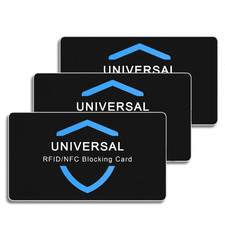 3x RFID Blocking Cards  –