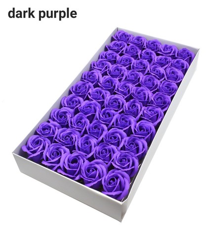 Craft soap flowers 50pcs - craft,