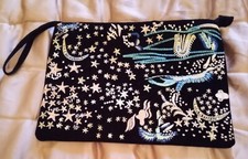 Mango faux velvet embroidered