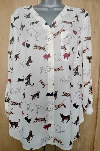 Woman cat animal print - woman,