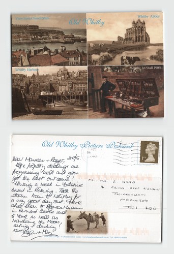 Postcard old whitby - postcard,