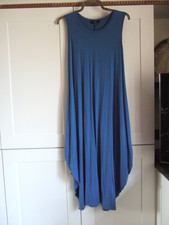 Stunning Yong Kim  balloon dress, p2p 17 inches, 48 long, kingfisher blue,vgc