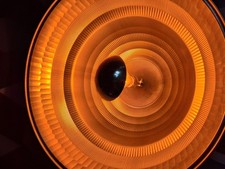  Habitat 54cm Diameter Huge Brass  Floor Lamp  Excellent