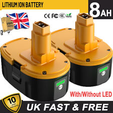 2x 1x DE9098 Battery For Dewalt 18V 8.0Ah 6.0Ah DC9096 DE9095 Cordless Drill