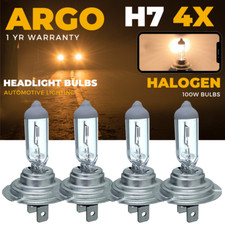 4x H7 Halogen Bulbs 100w High Low Beam 499 Headlamp Clear Bright Fog Light 477