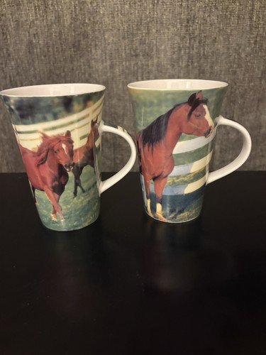 Tall cups horses ponies - x,