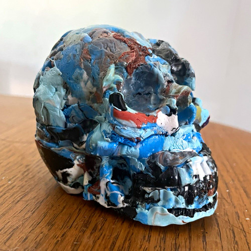 Multicolour pla skull - pla,