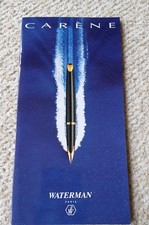 8 Page Pen Booklet. Waterman