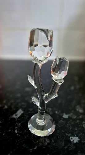 Clear crystal rose - crystal,