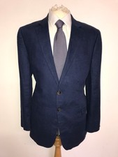 JAEGER - Mens BLUE LINEN SUIT