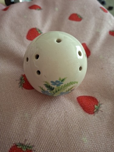 Vintage french fern pomander - french,