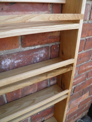 Oak larder wall counter - larder, /