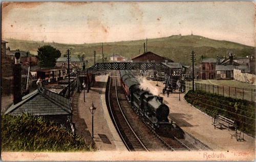 Redruth gwr railway station - gwr, &