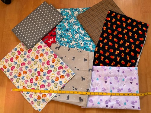 Large pieces of fabric - pieces,