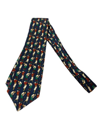 Vintage harrods tie golf - tie,