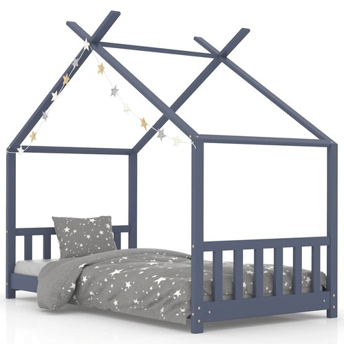 Solid pine wood kids bed - solid,